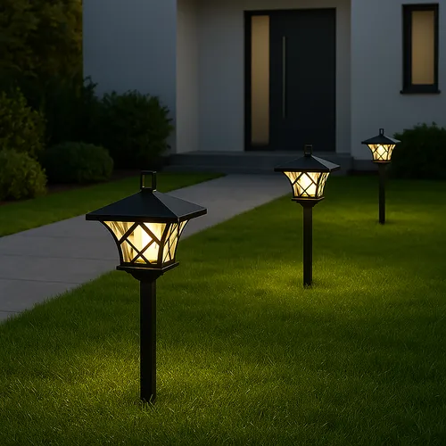 oświetlenie solarne zewnętrzne zasilane energią słoneczną