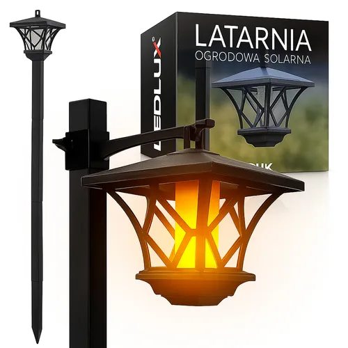 lampa solarna ogrodowa LED