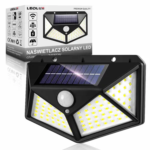 Naświetlacz Solarny LED z Czujnikiem Ruchu