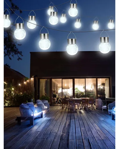 lampa solarna LED na taras