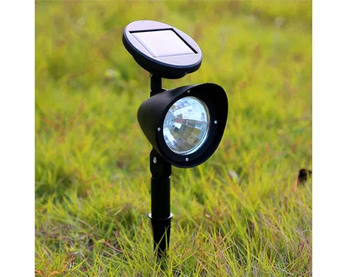 nowoczesna lampa solarna z panelem słonecznym