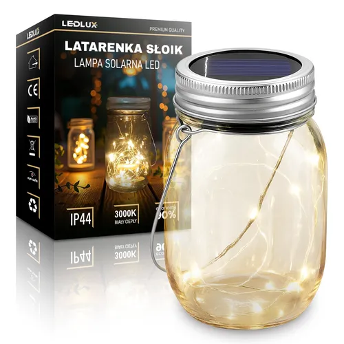 lampka solarna ogrodowa LED