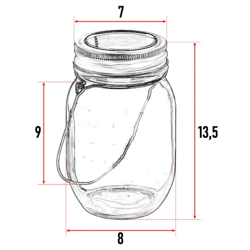 Wymiary lapy solarnej