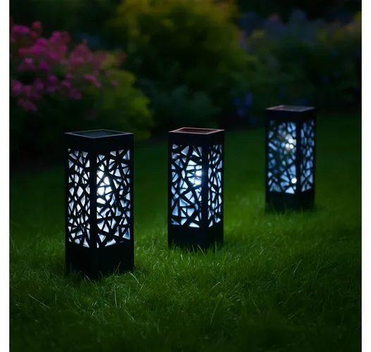 nowoczesna lampa solarna do ogrodu