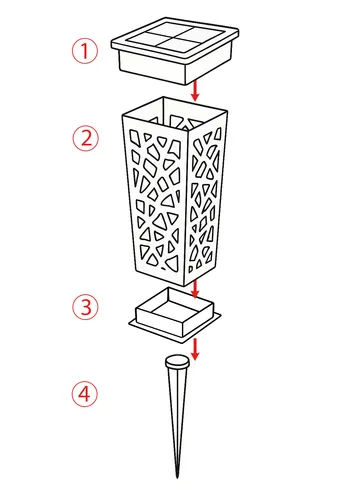 konstrukcja lampy solarnej