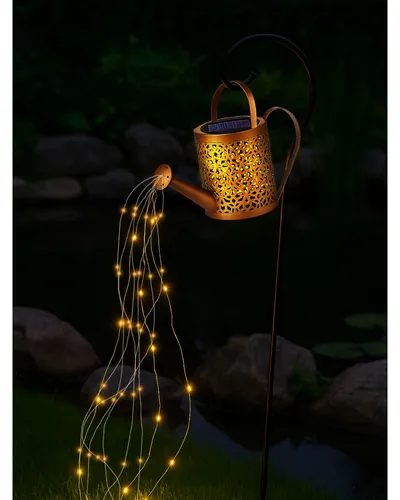 lampka solarna dekoracyjna do ogrodu w stylu vintage