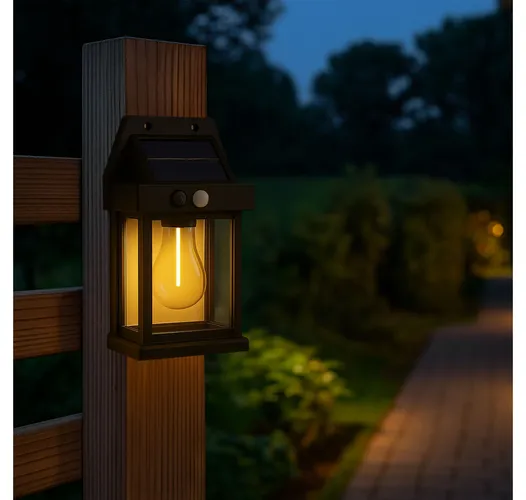 stylowa lampa solarna