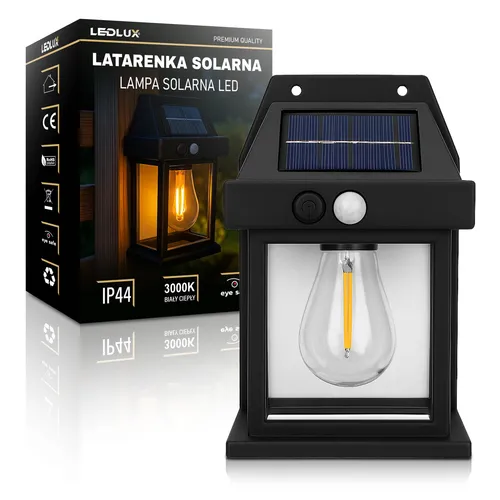lampa solarna LED z wbudowanym czujnikiem ruchu