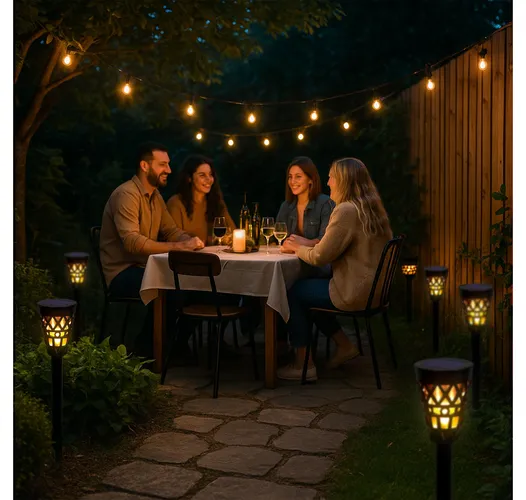 dekoracyjna pochodnia solarna