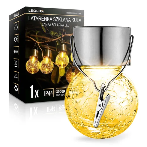 lampka solarna kulka do ogrodu