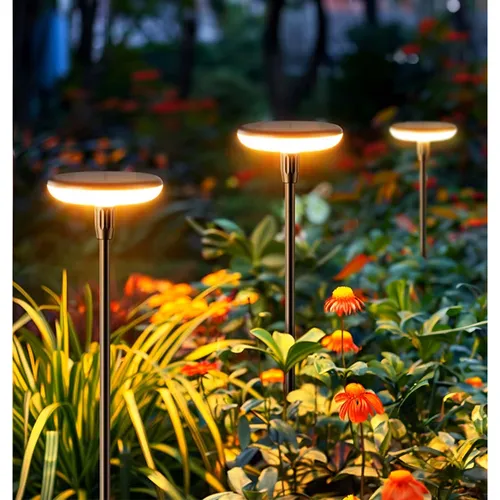 nowoczesna lampa solarna do ogrodu