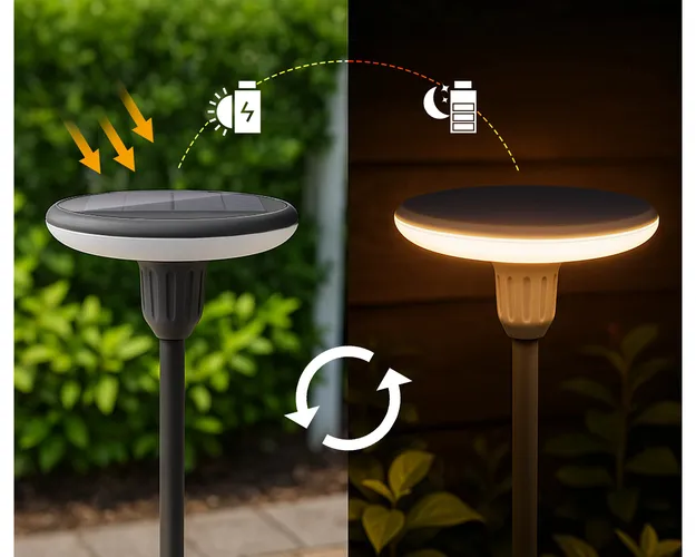 dekoracyjna lampa solarna do ogrodu na energię słoneczną