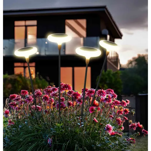 lampa solarna LED z kolcem do wbicia w ziemię