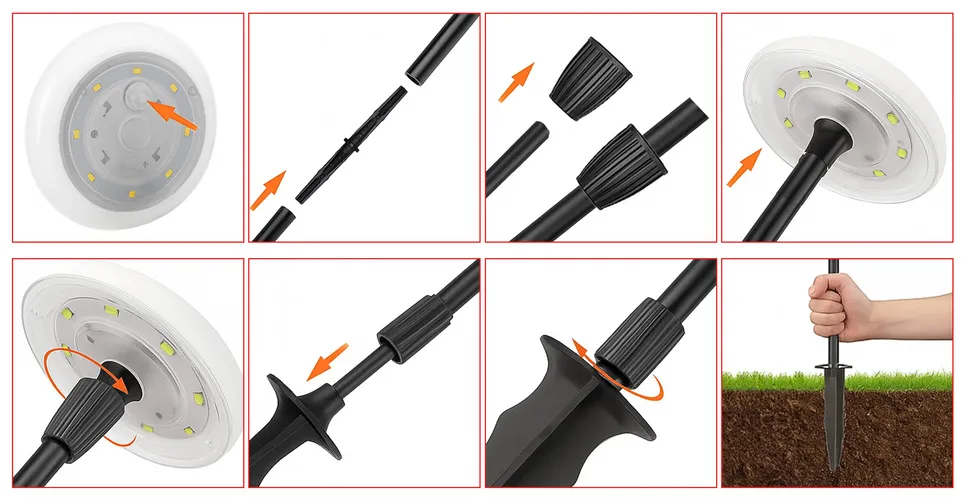 konstruckja lampy solarnej