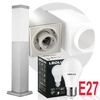 Lampa Ogrodowa Stojąca Słupek E27 LX- 810 Inox 90cm LEDLUX