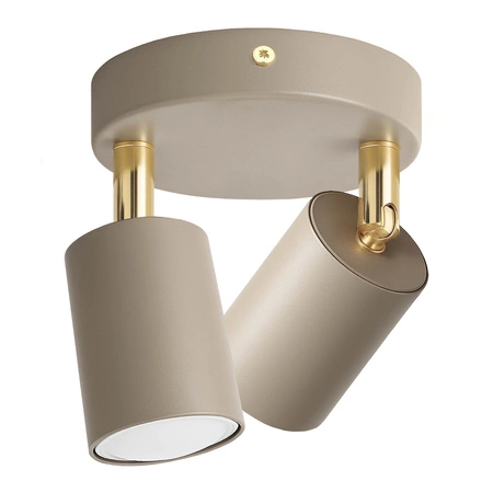 Lampa sufitowa KINKIET LED GU10 beżowa Spot Kaszmir Premium LX1341