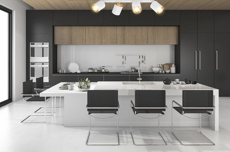 Lampa Sufitowa LX- 1383 Biała + Złoto 4x E27 LEDLUX