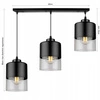 Lampa Wisząca LX- 1269 Czarna 3x E27 LEDLUX