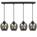 Lampa Wisząca LX- 1303 Czarna 4x E27 LEDLUX