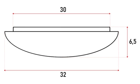 Plafon LED Lampa Sufitowa LX- 925 Biały Sensor 18W biała neutralna LEDLUX