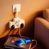 Przedłużacz Listwa Zasilająca Rozdzielacz Rozgałęźnik 3 Gniazda 230V 4x USB