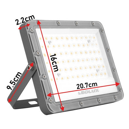 Halogen LED naświetlacz lampa 100W 10000lm Premium reflektor zewnętrzny NW LEDLUX