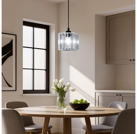 Lampa Wisząca LX- 1190 Czarna 1x E27 LEDLUX