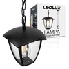 Lampa elewacyjna LED kinkiet ogrodowy LATARNIA wisząca Nowoczesna E27 LEL-0007 LEDLUX