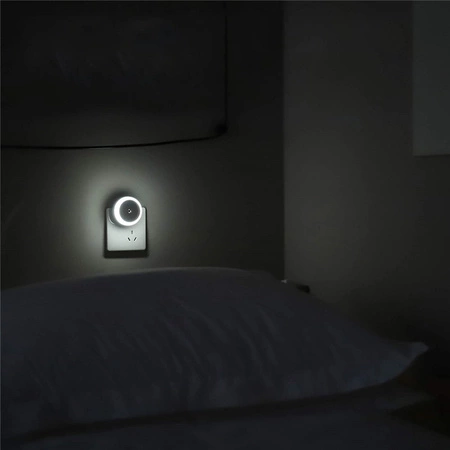 Lampka Nocna LED Wtyczkowa do Kontaktu LN-001 BIAŁA LEDLUX