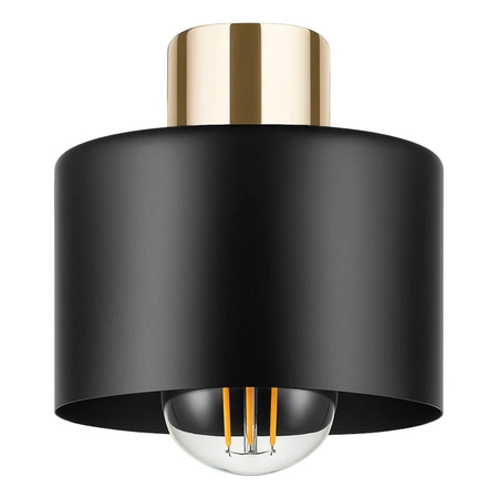 Lampa Sufitowa LX- 1020 Czarna + Złoto 3x E27 LEDLUX