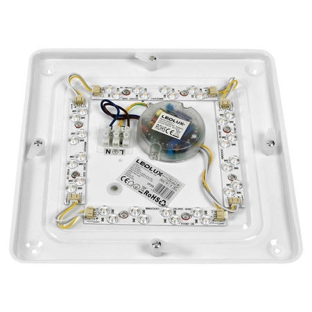 Lampa Sufitowa Plafon Panel LED 18W Kwadrat biała ciepła neutralna zimna 3000K-6000K + PILOT LX-911 LEDLUX