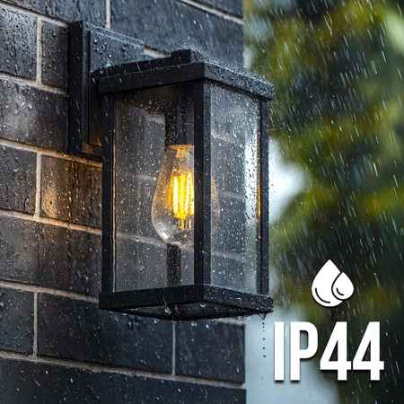 Lampa elewacyjna LED zewnętrzna kinkiet ogrodowy Premium LEL-0010 Szara LEDLUX