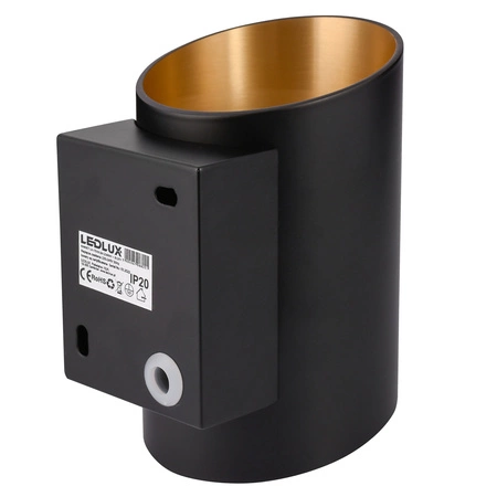 Kinkiet Lampa Ścienna LX- 17510 Czarny+ Złoto 1x G9 LEDLUX