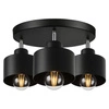 Lampa Sufitowa LX- 1040 Czarna 3x E27 LEDLUX