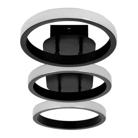 Lampa Sufitowa Wisząca LED Geometryczna LX- 954 54W+ Pilot Czarna 3000k-6000k LEDLUX