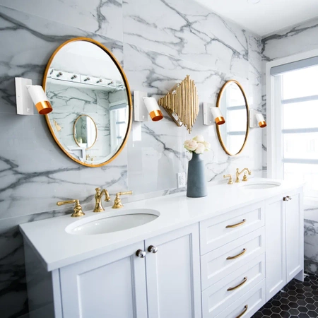 Kinkiet LED Lampa ścienna z włącznikiem biała 1x GU10 LEDLUX