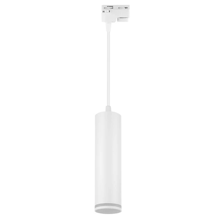Reflektor szynowy LED lampa spot na żarówkę GU10 zwis biały tuba LX- 8473 Pasek WHITE LEDLUX