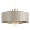 Lampa Wisząca Sufitowa Plafon Żyrandol Beżowa Ecru Kaszmir Loft Edison LX1187