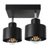 Lampa Sufitowa LX-1130 Czarna 2x E27 LEDLUX