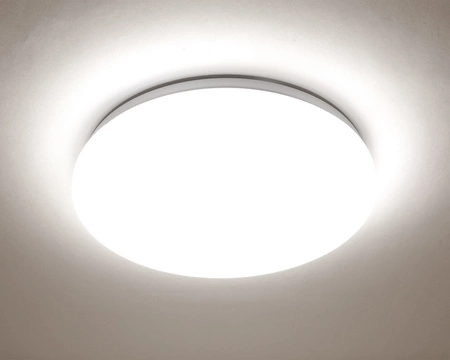 Plafon LED Lampa Sufitowa LX- 925 Biały Sensor 18W biała neutralna LEDLUX