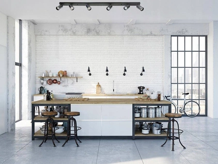 Zestaw Oprawa Sufitowa Natynkowa Reflektor Listwa LX- 8360-6 Czarna + 6x Żarówka GU10 3,5W biała neutralna LEDLUX