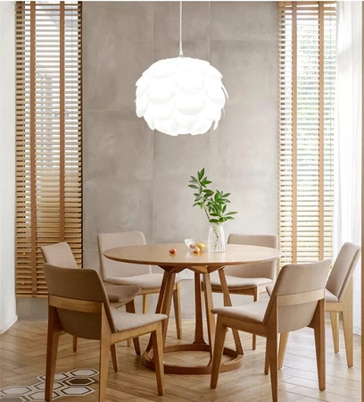 Lampa Sufitowa Wisząca LED LX- 1418 Biała 1x E27 LEDLUX