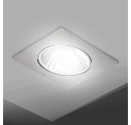 Oprawa Halogenowa Sufitowa CT- 001 Satyna Kwadratowa MR16 GU10 LEDLUX