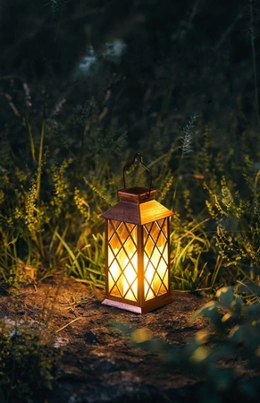 2x Latarenka ogrodowa LED SOLARNA Lampion Latarnia Znicz LSOL-006 LEDLUX