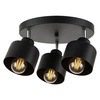 Lampa Sufitowa LX- 1040 Czarna 3x E27 LEDLUX