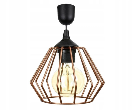 Lampa Wisząca LX- 1030 Miedziana 1x E27 LEDLUX