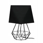 Lampka Nocna Biurkowa Stołowa LX- 1751 Czarna 1x E27 LEDLUX