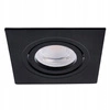 Oprawa Halogenowa Sufitowa LX- 8361 Czarna Kwadrat MR16 GU10 LEDLUX