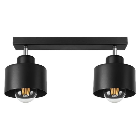 Lampa Sufitowa LX- 1107 Czarna 2x E27 LEDLUX