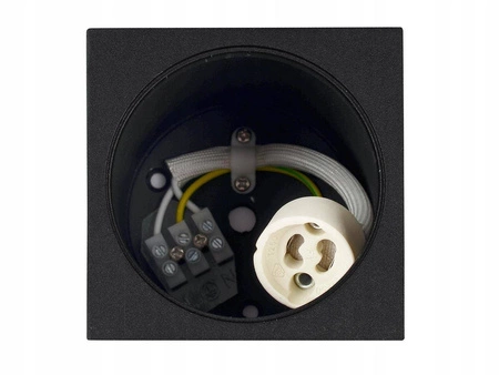 Oprawa Sufitowa Natynkowa SPOT Kwadrat LX- 17 Czarna GU10 LEDLUX